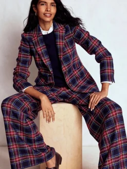 Kostuums En Werkkleding|Boden Stamford Wool-Blend Check Blazer