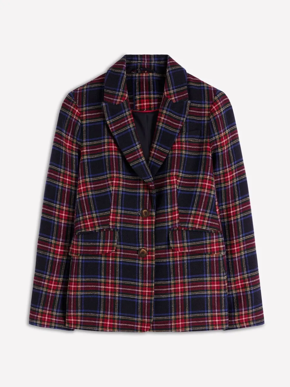 Kostuums En Werkkleding|Boden Stamford Wool-Blend Check Blazer