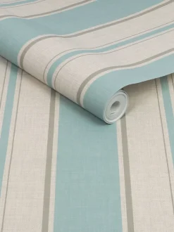 Behang*Next Bold Country Strepen 10M behang Blauw