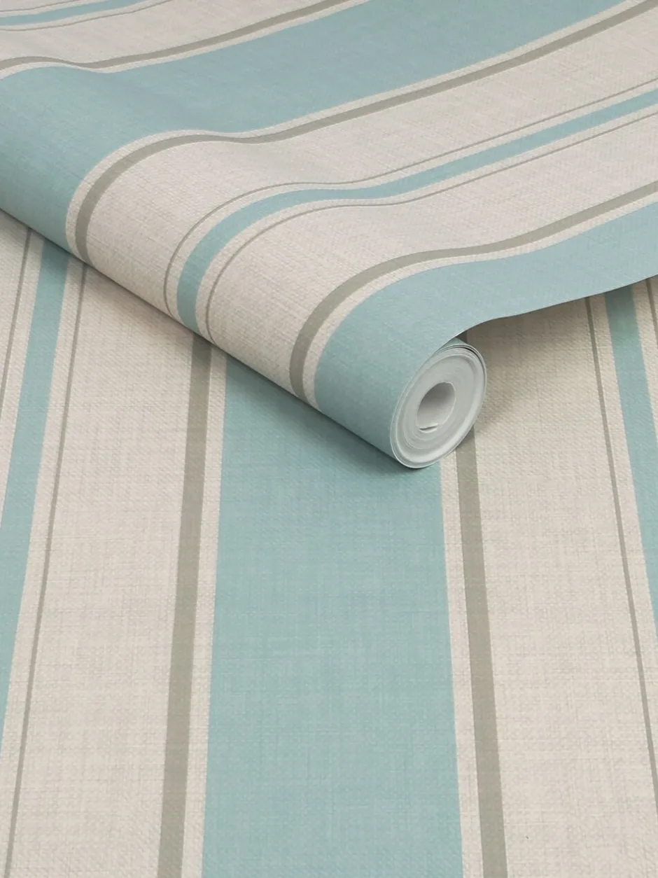 Behang*Next Bold Country Strepen 10M behang Blauw