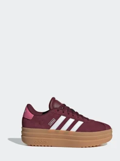 Sneakers|adidas Bordeauxrood - VL Court Bold Lace Junior Trainers
