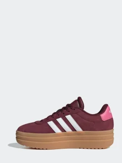 Sneakers|adidas Bordeauxrood - VL Court Bold Lace Junior Trainers