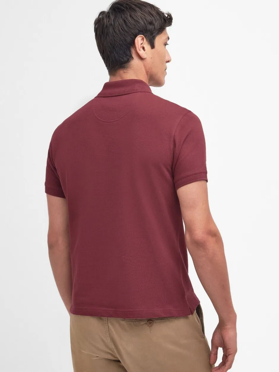 Poloshirts|Barbour Bordeauxrood - ® Classic poloshirt