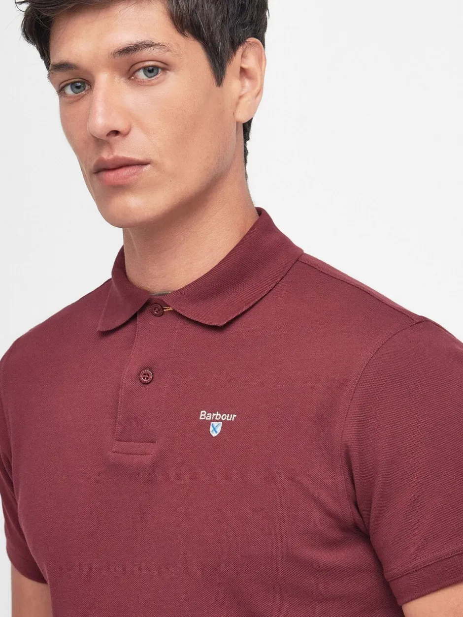 Poloshirts|Barbour Bordeauxrood - ® Classic poloshirt
