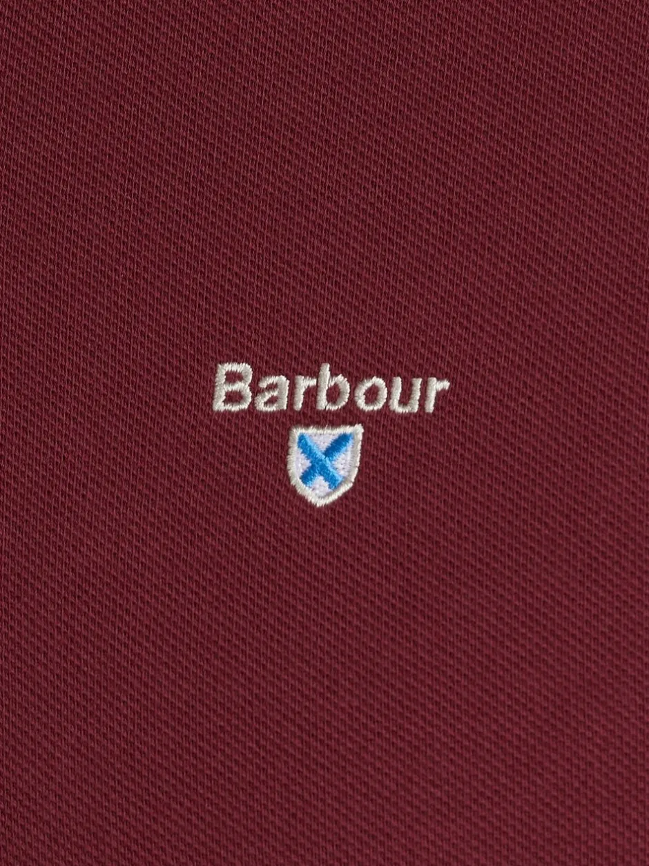 Poloshirts|Barbour Bordeauxrood - ® Classic poloshirt