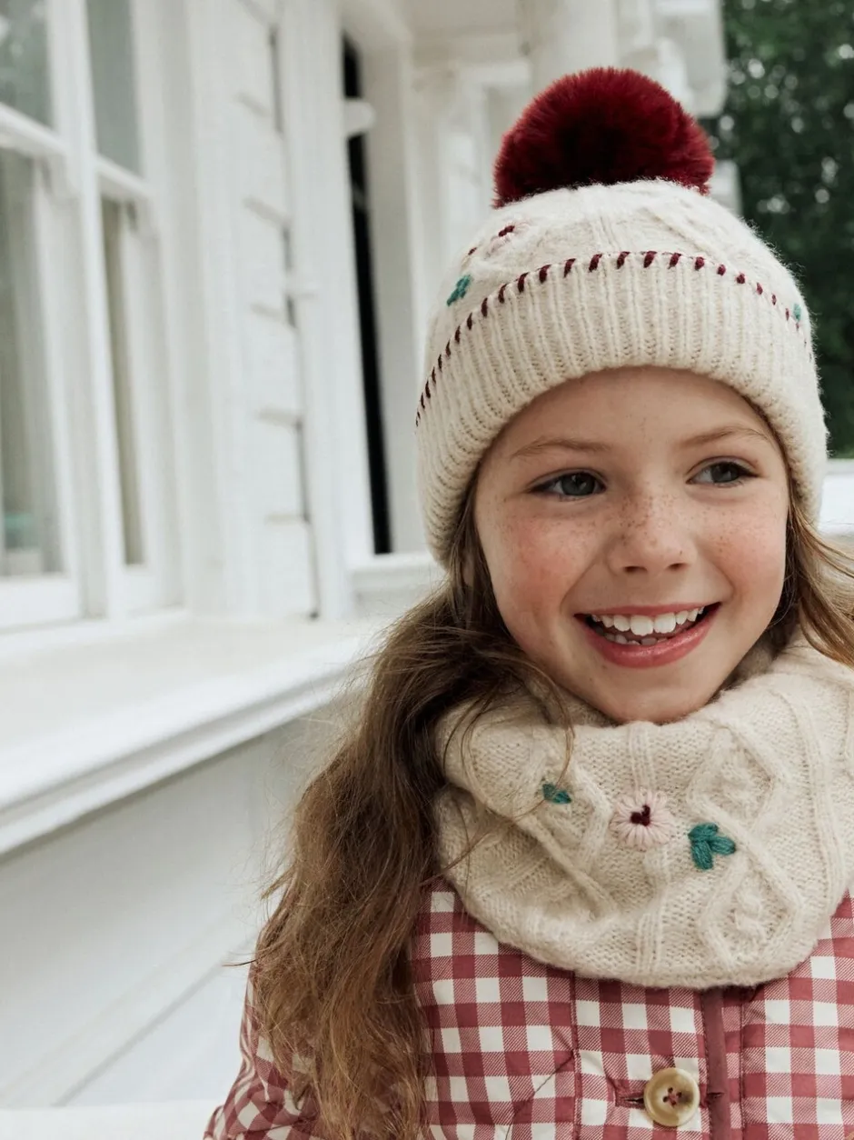 Mutsen, Handschoenen En Sjaals|Next - Beanie And Snoods Set (1-16yrs) (1-16yrs) Bordeauxrood