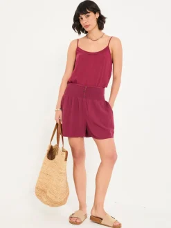 Shorts|Fat Face - FatFace Flippy Shorts Bordeauxrood