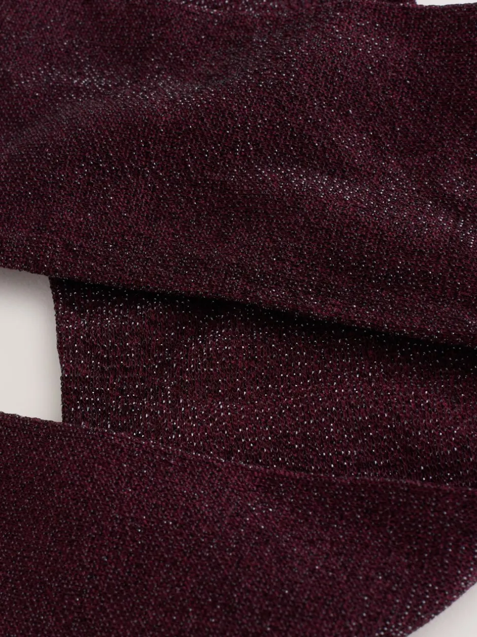 Sokken En Panty's*Next Bordeauxrood - Glinstermaillot