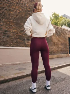 Leggings En Joggingbroeken*Next Bordeauxrood - Lange legging