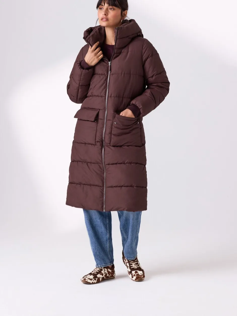 Jassen En Jacks|Moederschap|Next - Maternity Shower Resistant Coat Bordeauxrood