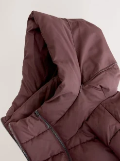 Jassen En Jacks|Moederschap|Next - Maternity Shower Resistant Coat Bordeauxrood
