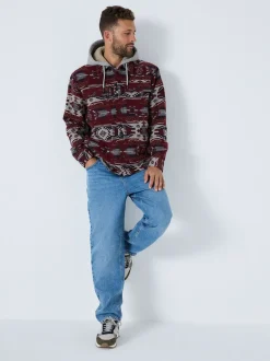 Blazers En Business-Jasjes|Next Bordeauxrood - Navajo Style Shacket