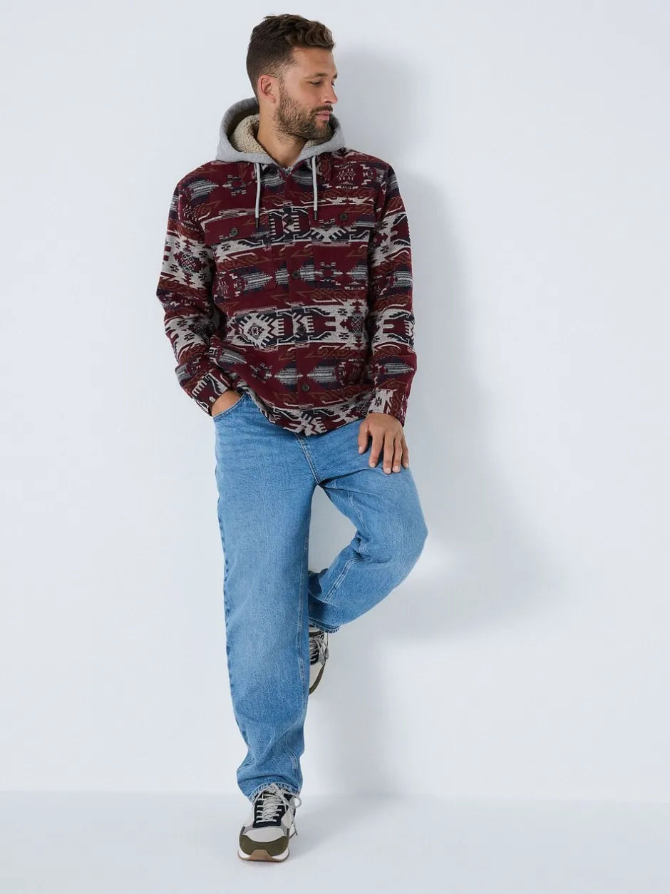 Blazers En Business-Jasjes|Next Bordeauxrood - Navajo Style Shacket