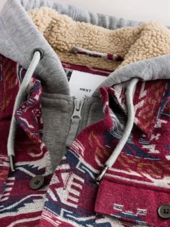 Blazers En Business-Jasjes|Next Bordeauxrood - Navajo Style Shacket