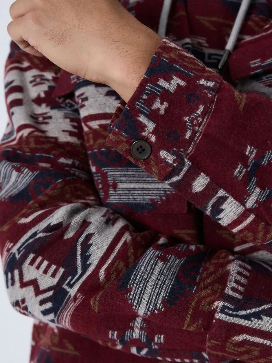 Blazers En Business-Jasjes|Next Bordeauxrood - Navajo Style Shacket