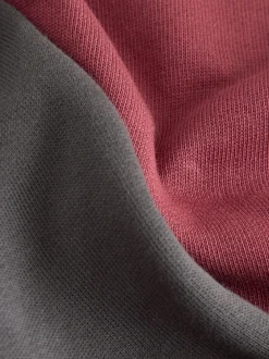 Joggingbroeken|Sweaters En Hoody´S|Next - Set met sweatshirt en utility-joggingbroek (3mnd -7jr) Bordeauxrood