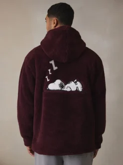 Jassen En Jacks|Sweaters En Hoody´S*Next Bordeauxrood - Snoopy Borg Fleece Hoodie