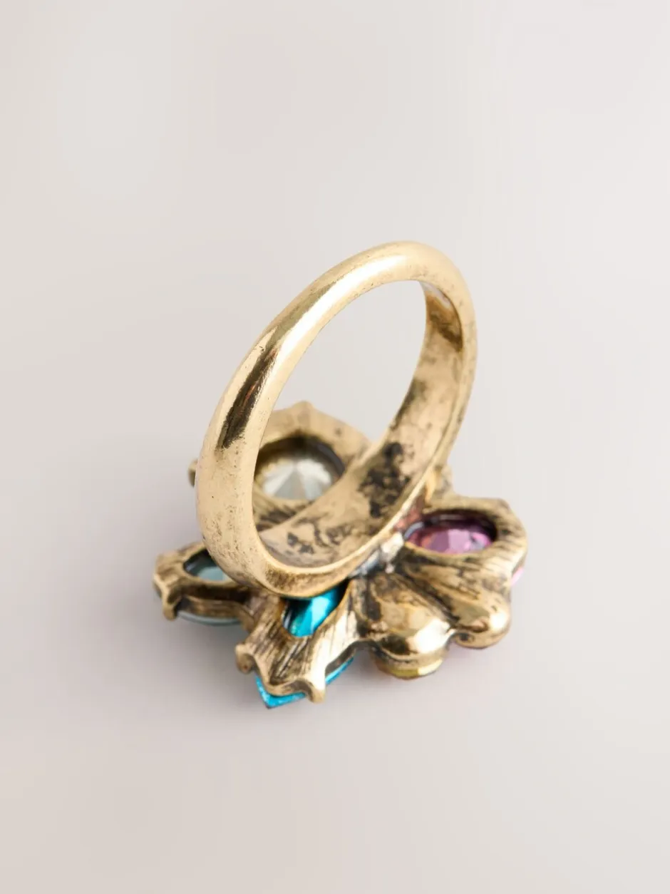 Sieraden*Next Bordeauxrood - Statement Jewel Ring