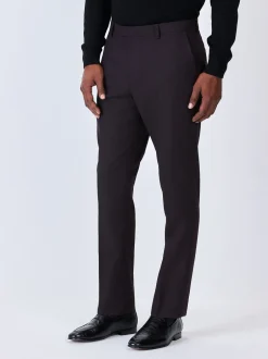 Smokings En Feestkleding*Next Bordeauxrood - Tailored fit - Pantalon in smokingstijl