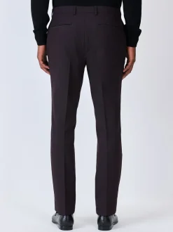 Smokings En Feestkleding*Next Bordeauxrood - Tailored fit - Pantalon in smokingstijl