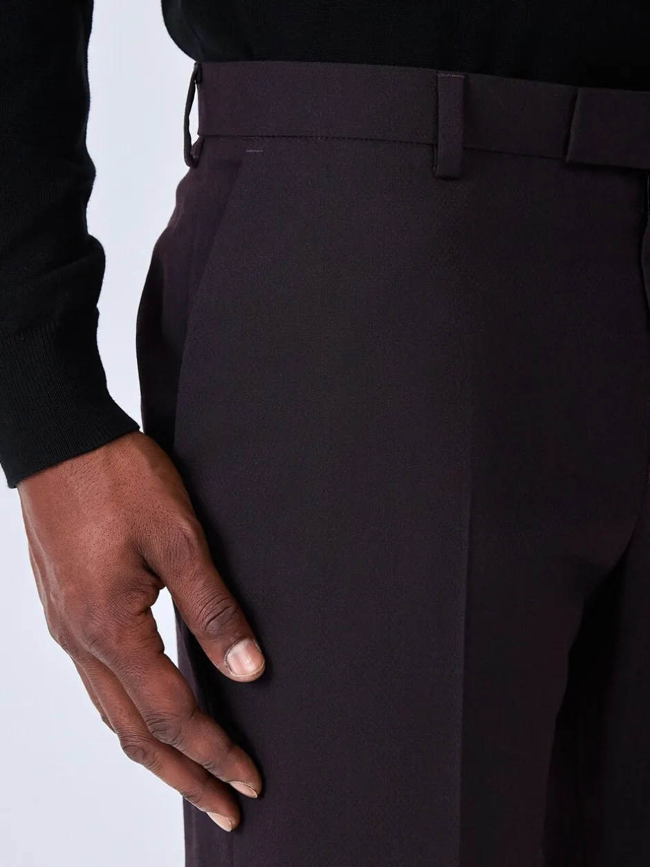 Smokings En Feestkleding*Next Bordeauxrood - Tailored fit - Pantalon in smokingstijl