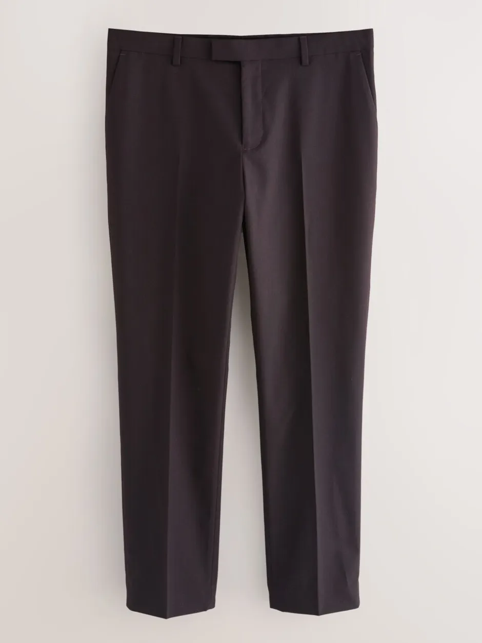 Smokings En Feestkleding*Next Bordeauxrood - Tailored fit - Pantalon in smokingstijl