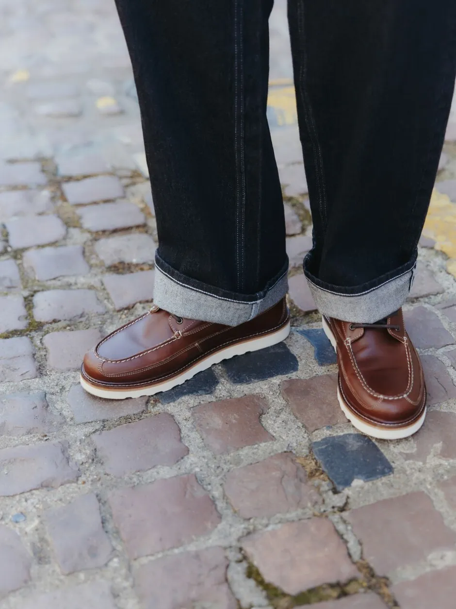 Boots*Next - Tall Apron Wedge Boots Bordeauxrood