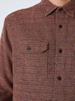 Jassen En Jacks|Shirts*Next - Textured Shacket Overshirt Bordeauxrood