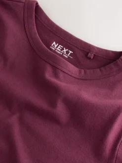 Tops En T-Shirts*Next Bordeauxrood - T-shirt met lange mouwen en ronde hals