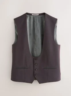 Vesten*Next Bordeauxrood - Tuxedo Suit Waistcoat