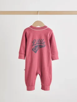 Babypakjes En Babypyjama's*Next Bordeauxrood - Verpakking van 3 babypyjama's (0 mnd-3 jr)