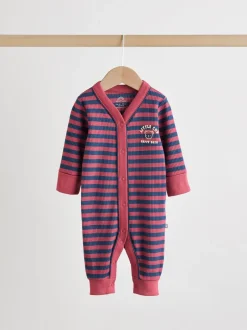 Babypakjes En Babypyjama's*Next Bordeauxrood - Verpakking van 3 babypyjama's (0 mnd-3 jr)