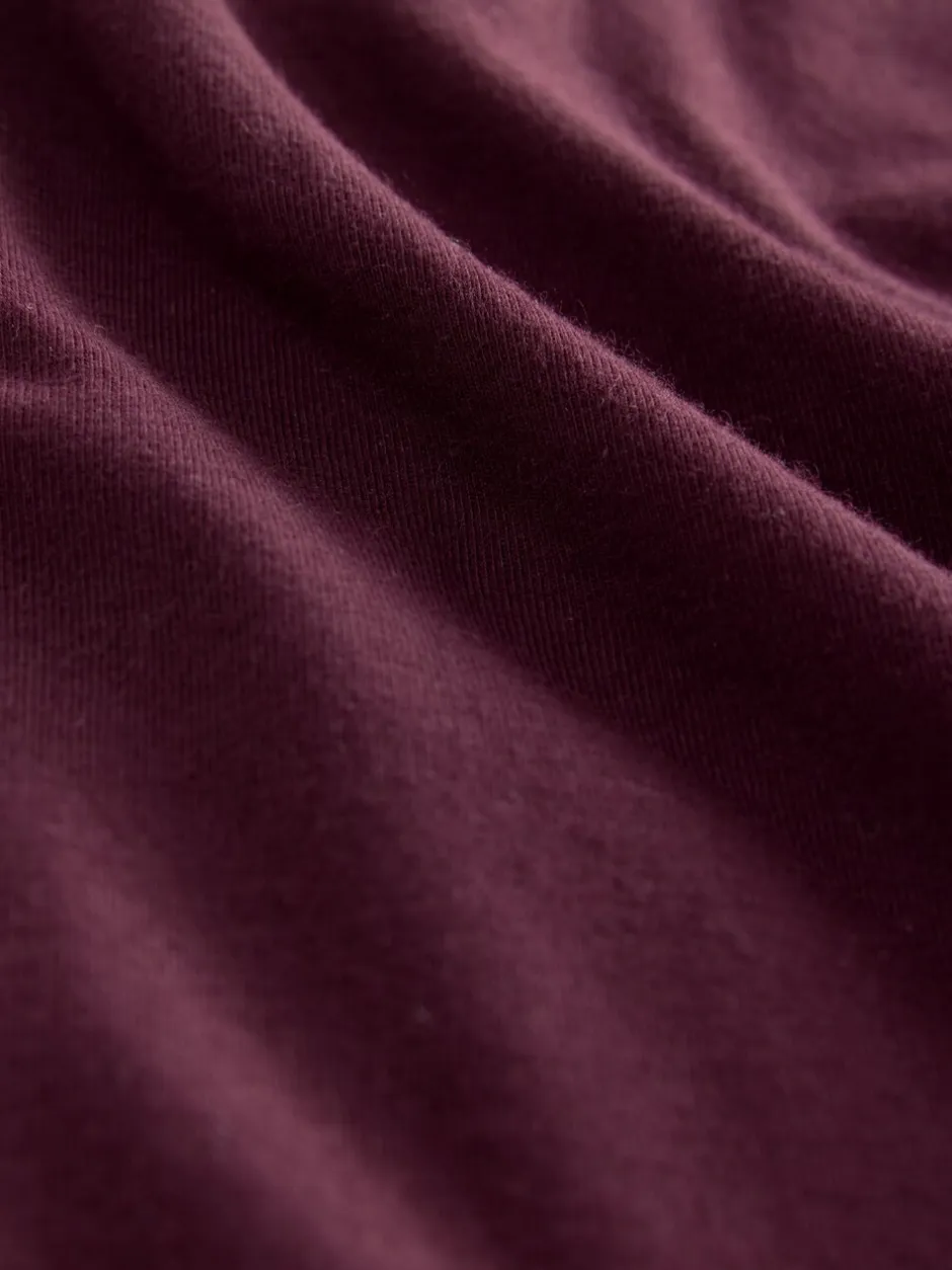 Poloshirts|Next Bordeauxrood/antracietgrijs/Ecru Crème - Set van 3 jersey poloshirts met korte mouwen