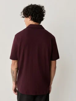Shirts*Next - Piqué shirts met korte mouwen verpakking van 3 Bordeauxrood/Marineblauw/Olijfgroen