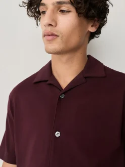 Shirts*Next - Piqué shirts met korte mouwen verpakking van 3 Bordeauxrood/Marineblauw/Olijfgroen
