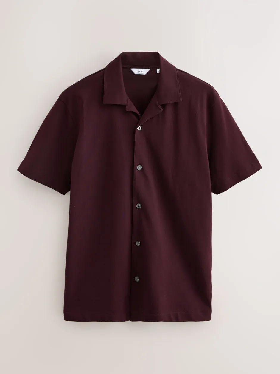 Shirts*Next - Piqué shirts met korte mouwen verpakking van 3 Bordeauxrood/Marineblauw/Olijfgroen