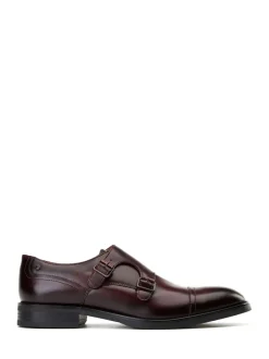 Formele Schoenen*Base London - Taper Monk Shoe Bordo Red