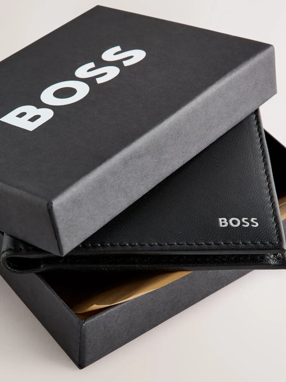 Portemonnees|BOSS portemonnee met dubbele vouw