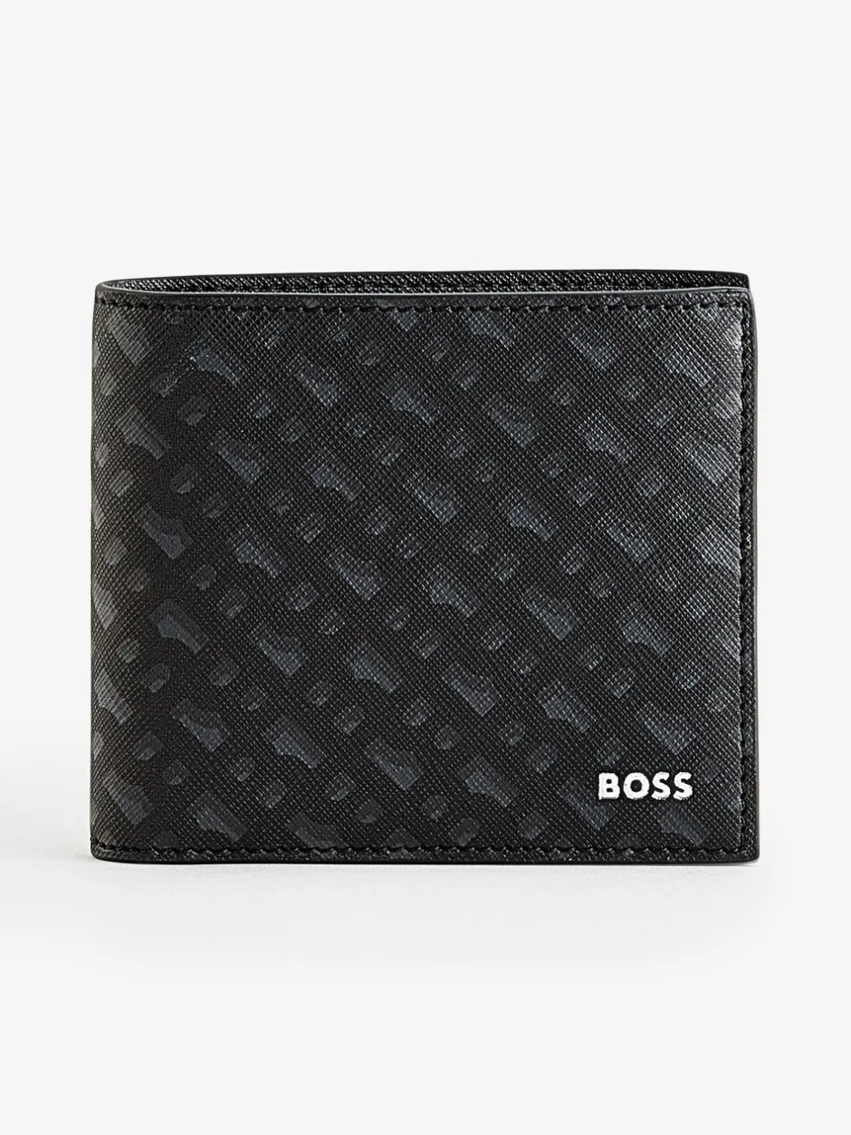 Portemonnees*BOSS Zair Signature Logo Billfold Wallet