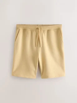Shorts|Next Boter Geel - Cotton Blend Brushed Jersey Shorts