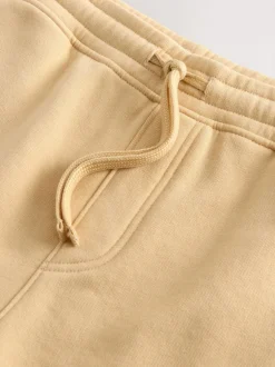 Shorts|Next Boter Geel - Cotton Blend Brushed Jersey Shorts