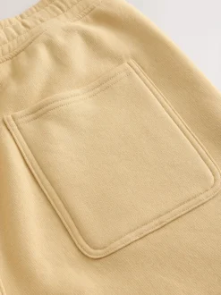 Shorts|Next Boter Geel - Cotton Blend Brushed Jersey Shorts