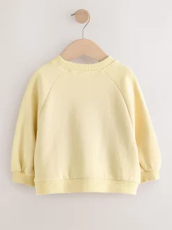 Truien En Breisels|Sweaters En Hoody´S*Next Boter Geel - Sweatshirt met ronde hals (3 mnd-7 jr)