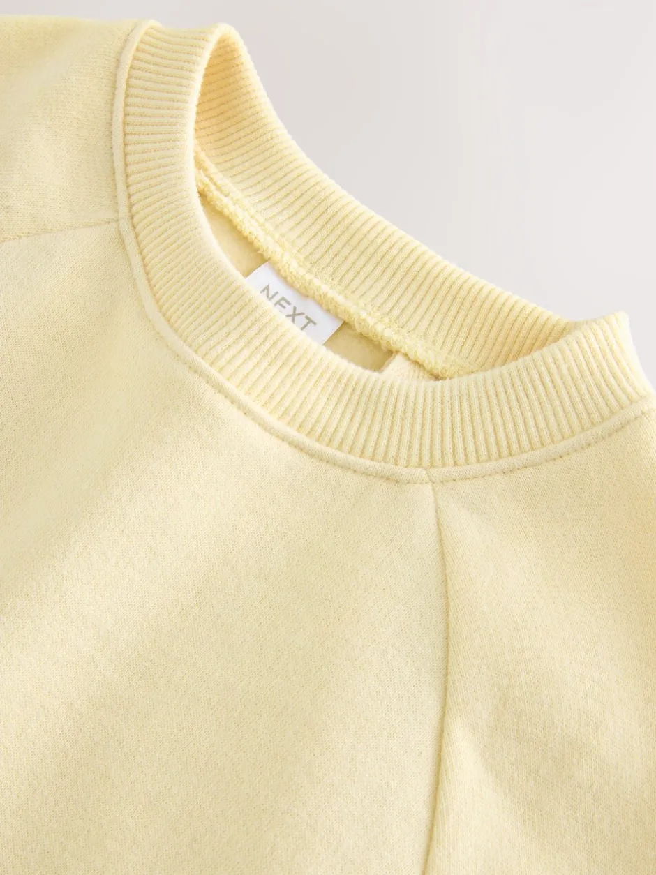 Truien En Breisels|Sweaters En Hoody´S*Next Boter Geel - Sweatshirt met ronde hals (3 mnd-7 jr)