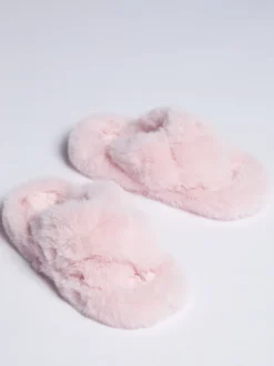 Pantoffels|Boux Avenue Ridge Sole Cross Band Slippers