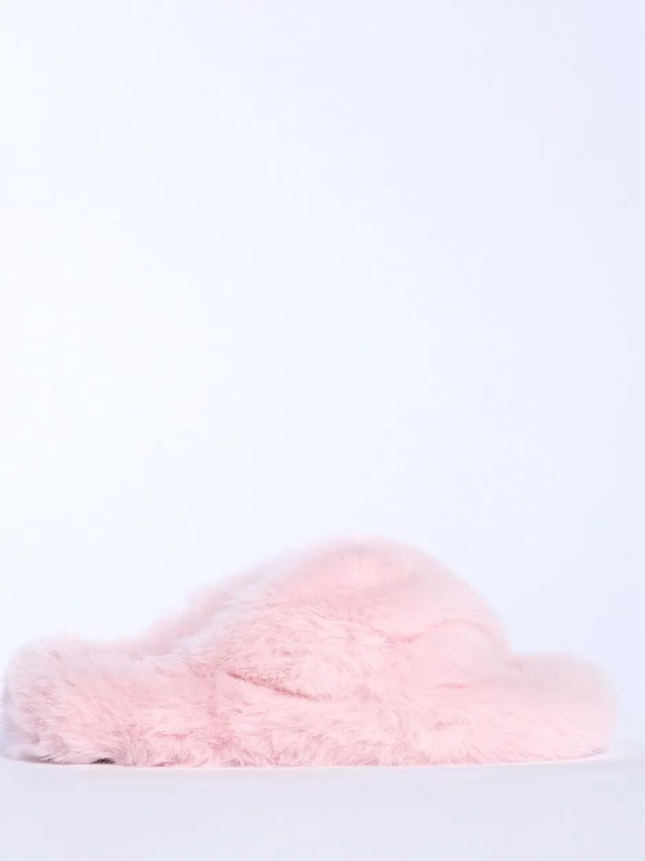 Pantoffels|Boux Avenue Ridge Sole Cross Band Slippers