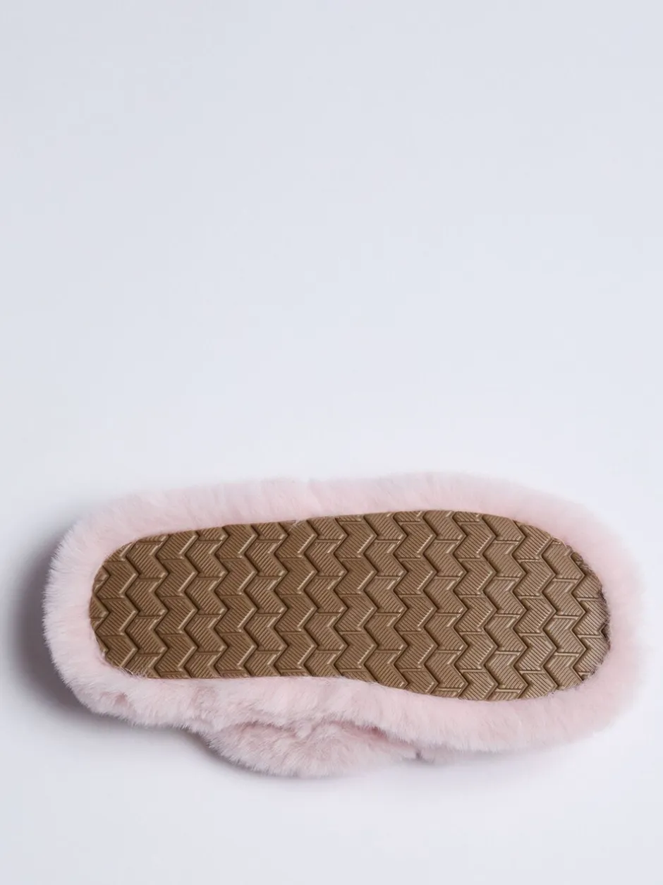 Pantoffels|Boux Avenue Ridge Sole Cross Band Slippers