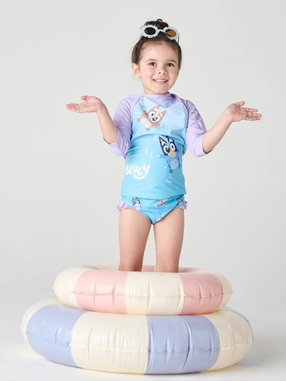 Badkleding|Brand Threads Bluey zwemset voor meisjes