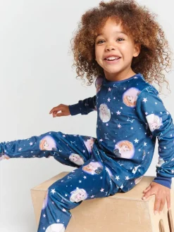 Nachtkleding En Pyjama's|Pyjama's|Brand Threads Disney Frozen Fleece Pyjamas Set