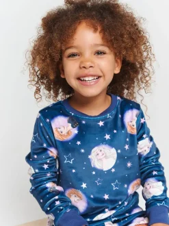 Nachtkleding En Pyjama's|Pyjama's|Brand Threads Disney Frozen Fleece Pyjamas Set